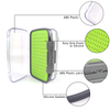2025 Hot Sale Double Sided Waterproof Transparent Lid Fly Storage Box Fly Fishing Lure Box with Easy Grip Foam