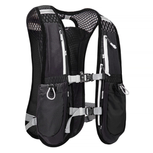 Custom Logo Durable Lightweight Outdoor Daypack Bladder Marathon Running Hydration Bag Vest Backpack Hydration Vest