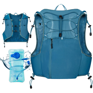 Men's Hydration Running Vest Pack with 1.5L Leakprooof Hydration Bladder Daypack Marathon Vest
