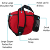 2021 Lastest Disc Golf Bag Fits 6-10 Discs for Beginner Practice Durable Canvas Disc Golf Shoulder Bag