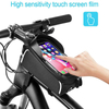 2021 New Style Mount Bicycle Front Frame Bag with 6 Inch Touch Screen Bike Phone Handlebar Phone Case Bag