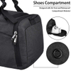 40L Durable Travel Duffle Bag Waterproof Shoulder Weekender Overnight Bag for Men