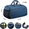 Multiple Gym Duffle Bag Overnight Bag with Wet Pocket and Shoes Compartment for Men and Women