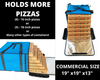 Large Thermal Pizza Delivery Bags Thick Insulation and Durable Construction Pizza Carrier Bag