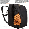2021 Hot Sell Ski Boot Travel Backapck for Ski Helmet Black Ripstop Snowboard Backpack Boot Bag