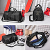 Stylish Sports Gym Bag Overnight Bag with Shoes Compartment Portable Fitness Travel Duffel Luggage Bag