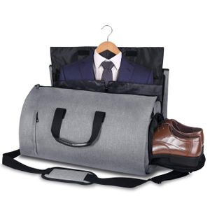 Carry On Garment Bag Large Duffel Bag Suit Travel Bag Weekend Bag Flight Bag With Shoe Pouch For Men Women