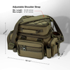 2021 Hot Selling Fishing Shoulder Bag Premium Cordura Quality Outdoor Fishing Tackle Bag with Clear Fishing Box