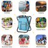 Outdoor Portable Insulated Comfortable Backpack Folding Picnic Cooler Bag Camping Fishing Chair Bag