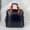 2024 New Designs Waterproof PU Leather Large Capacity Fits 2 Paddles Tennis Racket Crossbody Sling Pickleball Racket Bag