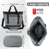 600D Oxford Insulated Reusable Grocery Bag 35 Cans Large Insulated Leak-Proof Cooler Bag with Shoulder Strap