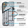 Custom Logo PVC Waterproof Snowproof Durable Ski Bag Travel Snowboard Bag Professional Ski Snowboard Bag