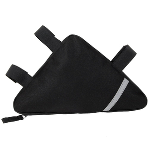 2025 Custom Lightweight Strap-On Bicycle Accessories Bag Bicycle Storage Bag Triangle Frame Pouch for Cycling