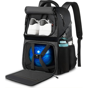 Factory Production Single Bowling Ball Backpack Shoe Bag Bowling Ball Bag With Ball Holder