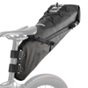 Wide Compatibility Foldable Bicycle Tool Pack Bikepacking Bag Bike Saddle Bag Road Mountain Bike Seat Bag with Tail Light Belt