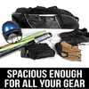 Youth Adults Improved Storage Rolling Baseball Bag Baseball Bat Bag Baseball Roller Bag with Wheels