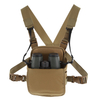 Durable & Lightweight Tactical Backpack Bino Harness with Rangefinder Pouch Polyester Bino Harness Pack