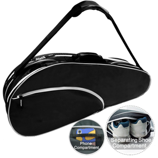 2025 New Sale Super Roomy Lightweight Racquet Bag Tennis Bag with Shoe Compartment