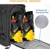 2025 Hot Selling Premium Ski Boot Bag Backpack 50L Snowboard Boot Ski Boot Travel Bag with Soft Back Panel