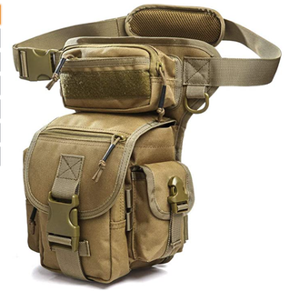 Waterproof Military Tactical Drop Leg Pouch Bag Type B Cross Over Leg Rig Outdoor Bike Cycling Hiking Thigh Bag