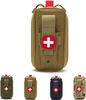 Small Emergency EMT Med Kit with Tourniquet Holder Tactical First Aid Pouch IFAK Trauma Kit Bag