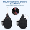 Wholesale New Fashion Sports Backpack Tennis Bag Waterproof Crossbody Sling Pickleball Bag with Study Fence Hook