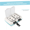 Custom Lightweight Fishing Pole Box ABS Plastic Fishing Tackle Box Fishing Bait Box with Bilateral Design