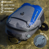 Custom Floating TPU Coated Durable Nylon Dry Bag With Reflective Tabs Waterproof Fishing Backpack