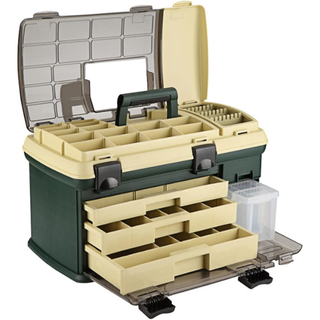 Multi-Layer Plastic Multifunctional Fishing Gear Box Sea Fishing Bait Box Tool Box for Fishing Camping