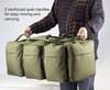 105L Large Outdoor Travel Luggage Bag with Backpack Straps Military Deployment Duffle Bag Load Out Bag 