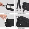 Fashion OEM Bicycle Front Bag Fram Storage Roll Bag Large Capacity Bike Handlebar Bag With Detachable Shoulder Strap