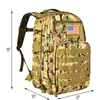 New Design MOLLE Tactical Backpack with Hydration System and Laptop Compartment for Hiking Hunting Travelling