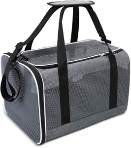 Customized Logo Folding Pet Portable Bag for Puppies Cats Ecofriendly Washable Pet Carrier