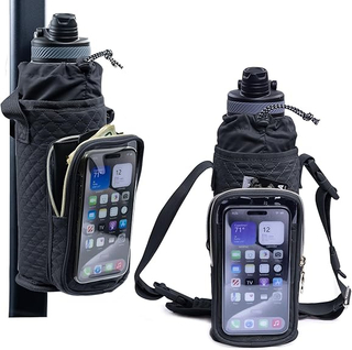 Custom Logo Gym Accessories Magnetic Sling Water Bottle Holder Sports Training Magnetic Gym Bottle Bag