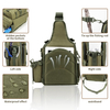 2025 Hot Sales Water Resistant Multi-functional Crossbody Sling Fishing Bag Fishing Tackle Bag
