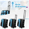 2024 New Design Durable Large Capacity Trolley Ball Bag Bowling Ball Roller Bag With Wheels Retractable Handle