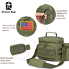Durable Large Tactical Lunch Bag with Detachable MOLLE Bottle Holder Adult Lunch Box Tote Cooler Bag 