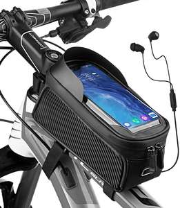 Bike Phone Bag Bicycle Pouch Top Tube Bag Bike Phone Mount Bag Cycling Front Frame Bag Waterproof Bike Accessories Bag Phone Holder