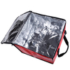 Red Insulated Portable Pizza Delivery Thermal Backpack Water Resistant Commercial Food Delivery Bag