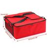 Insulated Pizza Carrier Bag for Food Delivery Foldable Heavy Duty Food Warmer Grocery Bag 