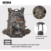 Durable and lightweight Army Camo Tactical Hunting Equipment Backpack with Waterproof Rain Cover