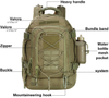 OEM Multifunctional Water Resistant Military Backpack High Quality Army Camping Rucksack Tactical Backpack Bags
