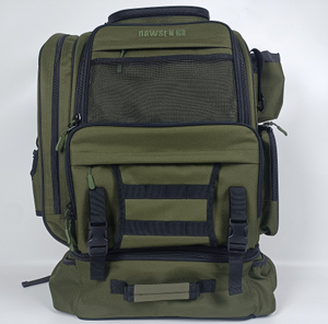 New Design Durable Waterproof Fishing Tackle Backpack Detachable Cooler Bag Fishing Backpack with Rod Holder