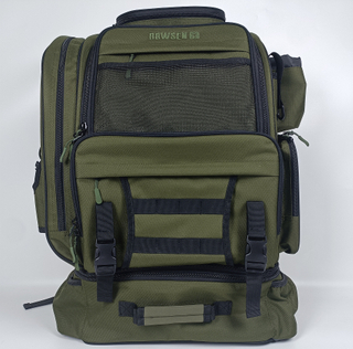 New Design Durable Waterproof Fishing Tackle Backpack Detachable Cooler Bag Fishing Backpack with Rod Holder