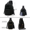 Military Molle EDC Single Shoulder Bag for Outdoor Fishing Oxford Laser Cut Tactical Sling Shoulder Bag