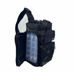 Dowsen Camouflage Sling Tackle Storage Bag Fly Fishing Shoulder Pack for Storge Fishing Gear and Equipment