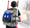 Custom Premium Quality Softball Bag 4 Baseball Bats Holder Bag Baseball Backpack with External Helmet Holder