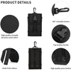 Tactical Nylon MOLLE Waist Bag Unisex Holster Belt Bag Multi-Function Mobile Phone Case Bag