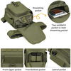 Tactical Thigh Pouch with Drawstring Pocket Para Correr Ciclismo Caza Multiple Function Military Leg Bag