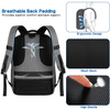 Durable Extra Large Anti Theft Backpack Casual Travel Laptop Backpack 17 Inch Business Computer Backpack 
